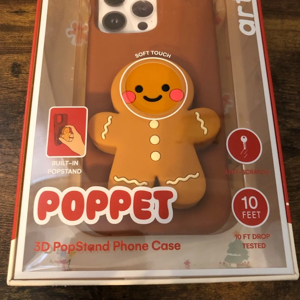 Artikl Gingerbread Brown Phone Case for iPhone 16 Pro Max Poppet‎ 3D